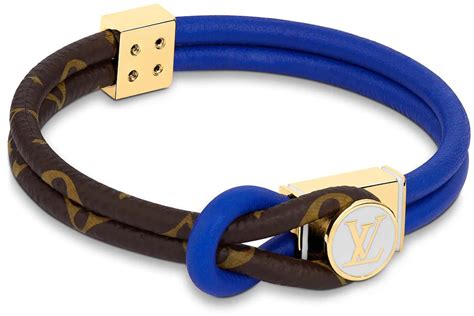 louis vuitton x nba loop it bracelet blue